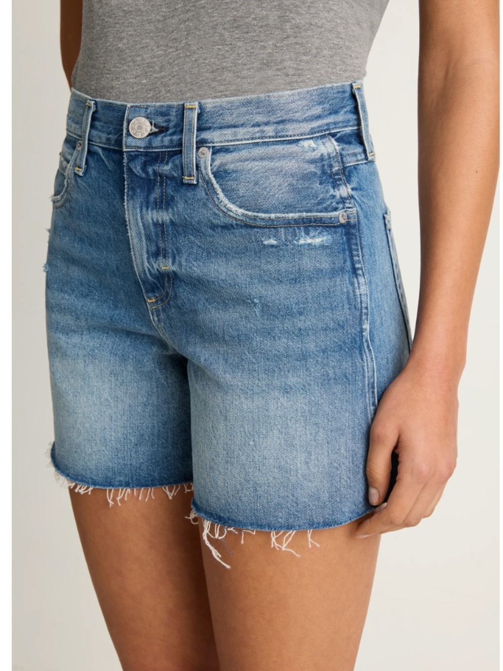 AMO Billie Short Denim Cut Offs - 27